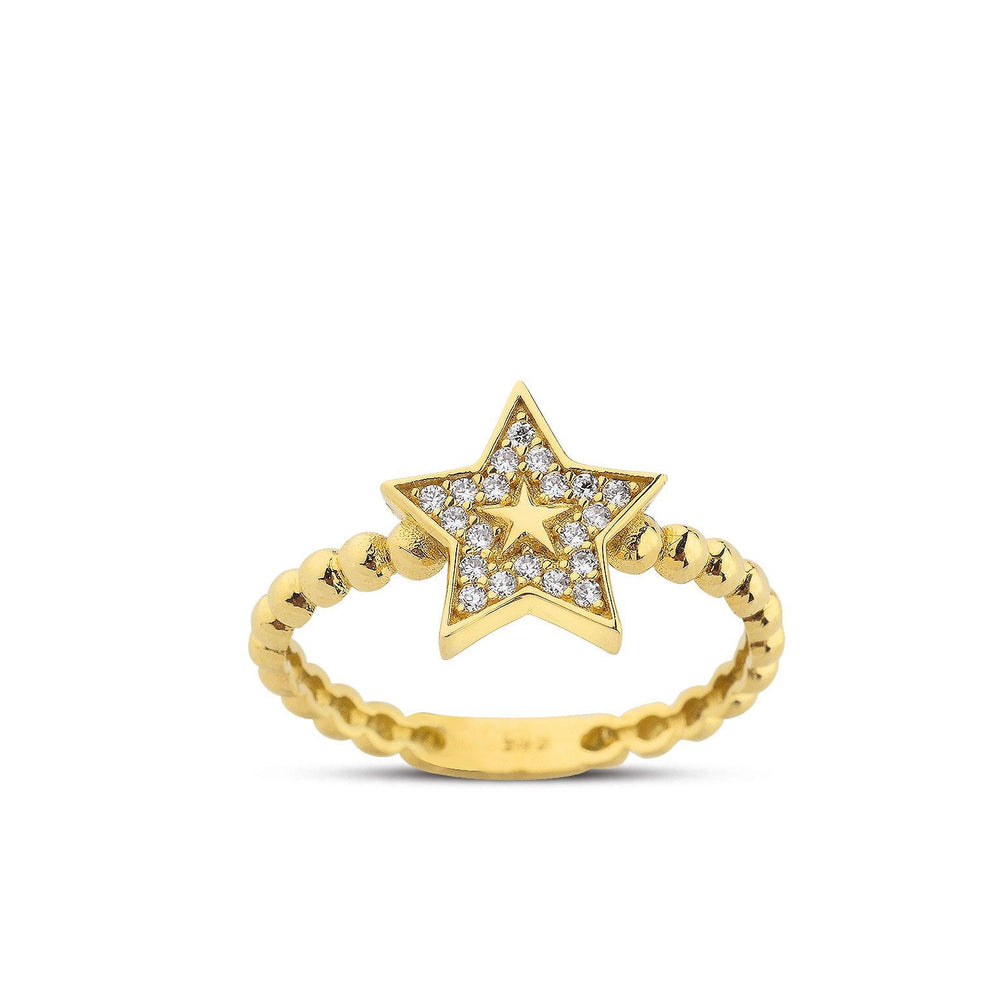 
            
                Load image into Gallery viewer, Sky Ring 14K Gold - Axariya&amp;#39;s Closet
            
        