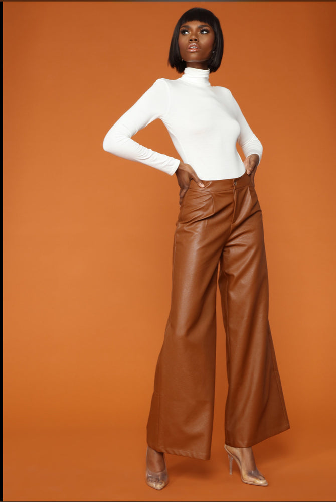 
            
                Load image into Gallery viewer, Viola Faux Leather Trousers - Axariya&amp;#39;s Closet
            
        
