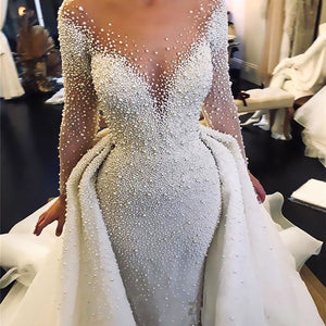 
            
                Load image into Gallery viewer, Jasmine Pearl Wedding Dress
            
        