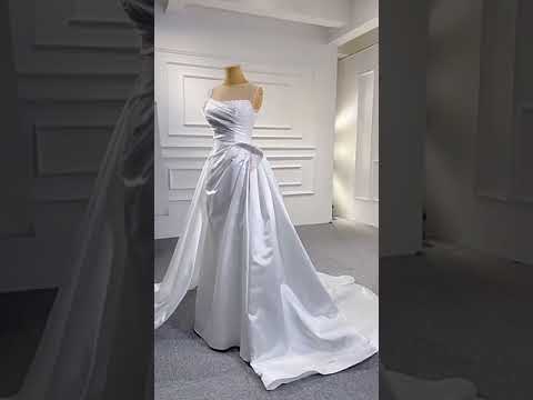 
            
                Load and play video in Gallery viewer, Princess Satin Wedding Dress
            
        